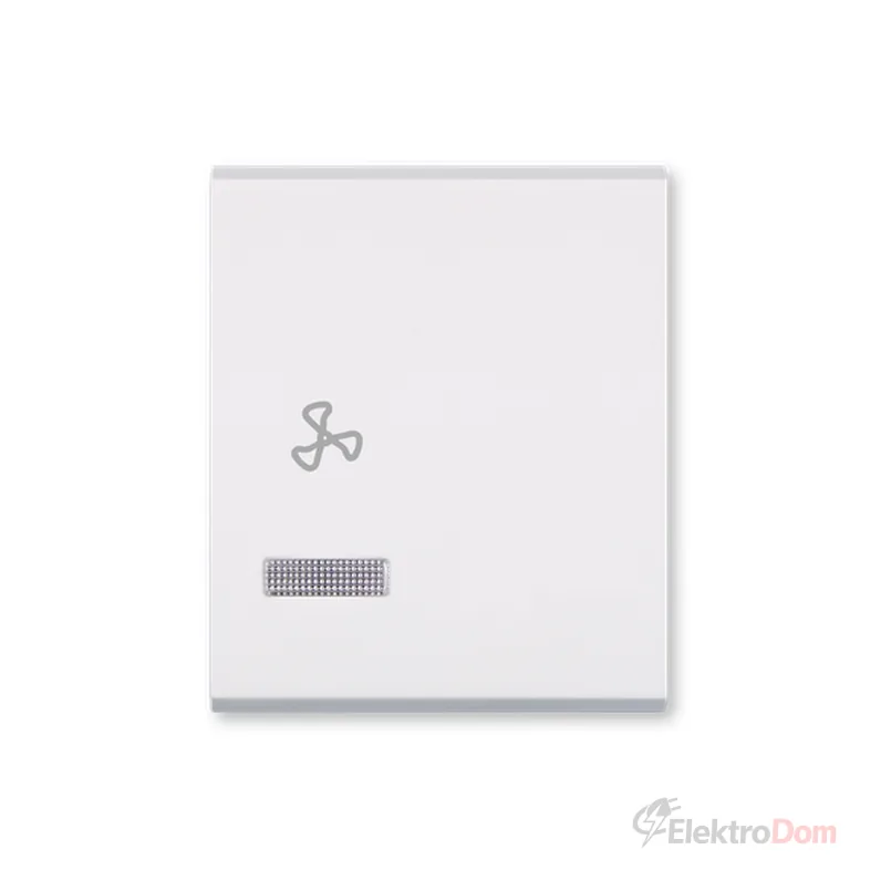Taster MODE 2M sa oznakom ventilatora i indikacijom, beli